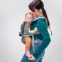 Marsupiu bebe, Lionelo, Margareet, Cu 3 pozitii de transport, Cu gluga, Pana la 20 Kg, Aprobat de Institutul International de Displazie de Sold, Conform cu standardul european de securitate CEN TR 16512, Wave - 9