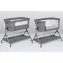 Patut co-sleeper, Lionelo, Leonie, Plus, Pliabil, Cu sistem de leganare, Cu setare unghiulara, Reglabil in 6 pozitii pe inaltime, Conform cu standardele europeane de securitate EN1130 si EN16890, Gri - 35