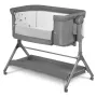 Patut co-sleeper, Lionelo, Leonie, Plus, Pliabil, Cu sistem de leganare, Cu setare unghiulara, Reglabil in 6 pozitii pe inaltime, Conform cu standardele europeane de securitate EN1130 si EN16890, Gri - 4