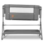 Patut co-sleeper, Lionelo, Leonie, Plus, Pliabil, Cu sistem de leganare, Cu setare unghiulara, Reglabil in 6 pozitii pe inaltime, Conform cu standardele europeane de securitate EN1130 si EN16890, Gri - 12