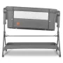 Patut co-sleeper, Lionelo, Leonie, Plus, Pliabil, Cu sistem de leganare, Cu setare unghiulara, Reglabil in 6 pozitii pe inaltime, Conform cu standardele europeane de securitate EN1130 si EN16890, Gri - 13