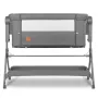 Patut co-sleeper, Lionelo, Leonie, Plus, Pliabil, Cu sistem de leganare, Cu setare unghiulara, Reglabil in 6 pozitii pe inaltime, Conform cu standardele europeane de securitate EN1130 si EN16890, Gri - 17