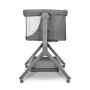 Patut co-sleeper, Lionelo, Leonie, Plus, Pliabil, Cu sistem de leganare, Cu setare unghiulara, Reglabil in 6 pozitii pe inaltime, Conform cu standardele europeane de securitate EN1130 si EN16890, Gri - 23