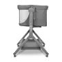 Patut co-sleeper, Lionelo, Leonie, Plus, Pliabil, Cu sistem de leganare, Cu setare unghiulara, Reglabil in 6 pozitii pe inaltime, Conform cu standardele europeane de securitate EN1130 si EN16890, Gri - 24