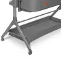 Patut co-sleeper, Lionelo, Leonie, Plus, Pliabil, Cu sistem de leganare, Cu setare unghiulara, Reglabil in 6 pozitii pe inaltime, Conform cu standardele europeane de securitate EN1130 si EN16890, Gri - 28