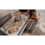Patut co-sleeper, Lionelo, Leonie, Plus, Pliabil, Cu sistem de leganare, Cu setare unghiulara, Reglabil in 6 pozitii pe inaltime, Conform cu standardele europeane de securitate EN1130 si EN16890, Gri - 8