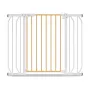 Poarta de siguranta, Lionelo, Truus Slim, Prin presiune, 105 cm, Conform cu standardul europeane de securitate EN1930, Gri/Natur