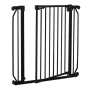 Poarta de siguranta, Lionelo, Truus Slim, Prin presiune, 105 cm, Conform cu standardul europeane de securitate EN1930, Negru Onyx - 5