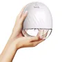 Pompa de san, Lionelo, Fidi, Portabila, Cu accesorii, Hands-free, 5 functii de masaj, Autonomie pana la 24 h, 50 db, Capacitate 150 ml, Alb - 4
