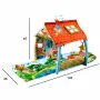 Salteluta  interactiva Lionelo, Agnes, Cu jucarii, Conform cu standardul european de securitate EN71, 142x142x45 cm, Multicolor - 4