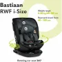 Scaun auto, Lionelo, Bastiaan RWF i-Size, Pozitie de somn, Protectie laterala, Rotire 360 grade, 0-36 Kg, Cu Isofix si Centura Top Tether, Conform cu standardul european de securitate ECE R129, Gri - 40