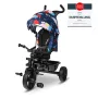 Tricicleta copii, Lionelo, Haari, Ultrapliabila, Multifunctionala, Suport picioare, Control al directiei, Scaun reversibil, Rotire 360 grade, Conform cu standardul european de securitate EN71, Albastru - 5