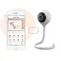 Video monitor, Lionelo, Babyline Smart, Cu aplicatie Smart Life, Cablu USB, Conexiune Wifi, Comunicare bidirectionala, Senzor de temperatura, Alb - 6