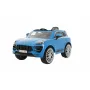 Masina electrica copii Porche Macan Turbo albastra, 12V, cu telecomanda pentru parinti - 4