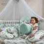 Cearceaf cu elastic, MimiNu, Pentru patut 140X70 cm, Din bumbac certificat Oeko Tex Standard 100, Lulu Natural - 7