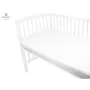 Cearceaf cu elastic, MimiNu, Pentru patut 140X70 cm, Din bumbac certificat Oeko Tex Standard 100, Mini Gray Stars - 4