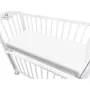 Cearceaf cu elastic, MimiNu, Pentru patut co-sleeper, Luna, Dimensiune 84.5 x 50.5 cm, Din bumbac jersey, Material certificat Oeko Tex Standard 100, White - 3