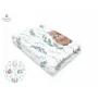 Cearceaf cu elastic, MimiNu, Pentru patut co-sleeper, Luna, Dimensiune 84.5 x 50.5 cm, Din bumbac certificat Oeko Tex Standard 100, Lulu Natural - 3