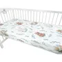 Cearceaf cu elastic, MimiNu, Pentru patut leagan sau patut co-sleeper, Dimensiune 90x40 cm, Din bumbac certificat Oeko Tex Standard 100, Lulu Natural - 4