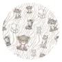 Halat de baie, MimiNu, Cu urechi, 5 - 7 ani, Moale, Cu buzunare, Cu cordon, Din bumbac si thermo fleece, Materiale certificate Oeko Tex Standard 100, Safari Beige - 3