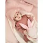 Halat de baie, MimiNu, Cu urechi, 6 - 24 luni Moale, Cu volanase, Cu buzunare, Cu cordon, Din bumbac si thermo fleece, Materiale certificate Oeko Tex Standard 100, Colectia Royal, Powder Pink - 6