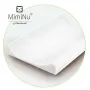 Husa, MimiNu, Universala, Pentru saltea de infasat, Cu elastic, Din Jersey, Material certificat Oeko Tex Standard 100, White - 2