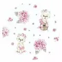 Paturica moale, MimiNu, Cu doua fete, Dimensiune 75x100 cm, Din bumbac certificat Oeko Tex Standard 100, Design, Pink Ballerina - 3