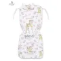 Salteluta pentru carucior, MimiNu, Reversibila, Cu doua fete, Din catifea si bumbac, Materiale certificate Oeko Tex Standard 100, 78 x 34 cm, Sweet Deer Pink/Pink - 2