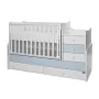 Mobilier, Maxi Plus, 70x160 cm, transformabil, White Baby Blue - 2