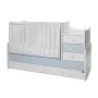 Mobilier, Maxi Plus, 70x160 cm, transformabil, White Baby Blue - 4