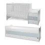 Mobilier, Maxi Plus, 70x160 cm, transformabil, White Baby Blue - 14