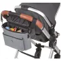 Organizator auto si pentru carucior, FreeON, 3 in 1, Transformabil in gentuta mamici, Cu suport pentru tableta, iPad, Cu buzunare, Grey - 5