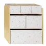 Organizator din material reciclat pentru jucarii, Terrazzo Pink, 3 Sprouts - 1