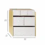 Organizator din material reciclat pentru jucarii, Terrazzo Pink, 3 Sprouts - 4