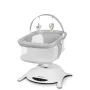 Pachet complet pentru primele zile, Balansoar si landou, Lionelo, Bella, 2 in 1, Rotire 360 grade, Scaun reglabil, 6 miscari unice + Patut co-sleeper, Lionelo, Luna, 2 in 1, Cu laterala culisanta, Cu setare unghiulara, Gri - 5