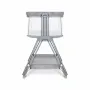 Pachet complet pentru primele zile, Balansoar si landou, Lionelo, Bella, 2 in 1, Rotire 360 grade, Scaun reglabil, 6 miscari unice + Patut co-sleeper, Lionelo, Luna, 2 in 1, Cu laterala culisanta, Cu setare unghiulara, Gri - 25