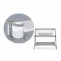 Pachet complet pentru primele zile, Balansoar si landou, Lionelo, Bella, 2 in 1, Rotire 360 grade, Scaun reglabil, 6 miscari unice + Patut co-sleeper, Lionelo, Luna, 2 in 1, Cu laterala culisanta, Cu setare unghiulara, Gri - 33