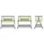 Pachet complet pentru primele zile, Balansoar si landou, Lionelo, Bella, 2 in 1, Rotire 360 grade, Scaun reglabil, 6 miscari unice + Patut co-sleeper, Lionelo, Luna, 2 in 1, Cu laterala culisanta, Cu setare unghiulara, Gri - 43