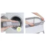 Pachet complet pentru primele zile, Balansoar si landou, Lionelo, Bella, 2 in 1, Rotire 360 grade, Scaun reglabil, 6 miscari unice + Patut co-sleeper, Lionelo, Luna, 2 in 1, Cu laterala culisanta, Cu setare unghiulara, Gri - 45