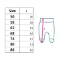 Pantalonasi, New Baby, Cu botosei, Marime 56, Din bumbac 100%, Classic II Grey with stars - 3