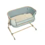Patut co-sleeper, Jane, Babyside III, Reglabil in 6 pozitii pe inaltime, Cu lenjerie si roti, Pana la 9 kg, 0 luni+, 85x60x66 cm, EN 1130:2019, EN 16890:2017 +A1:2021, Mist - 2
