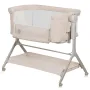 Patut co-sleeper, Lionelo, Leonie Plus, Pliabil, Cu sistem de leganare, Cu setare unghiulara, Reglabil in 6 pozitii pe inaltime, Conform cu standardele europeane de securitate EN1130 si EN16890, Bej - 5