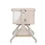 Patut co-sleeper, Lionelo, Leonie Plus, Pliabil, Cu sistem de leganare, Cu setare unghiulara, Reglabil in 6 pozitii pe inaltime, Conform cu standardele europeane de securitate EN1130 si EN16890, Bej - 15