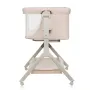 Patut co-sleeper, Lionelo, Leonie Plus, Pliabil, Cu sistem de leganare, Cu setare unghiulara, Reglabil in 6 pozitii pe inaltime, Conform cu standardele europeane de securitate EN1130 si EN16890, Bej - 19