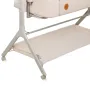 Patut co-sleeper, Lionelo, Leonie Plus, Pliabil, Cu sistem de leganare, Cu setare unghiulara, Reglabil in 6 pozitii pe inaltime, Conform cu standardele europeane de securitate EN1130 si EN16890, Bej - 21