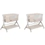 Patut co-sleeper, Lionelo, Leonie Plus, Pliabil, Cu sistem de leganare, Cu setare unghiulara, Reglabil in 6 pozitii pe inaltime, Conform cu standardele europeane de securitate EN1130 si EN16890, Bej - 27