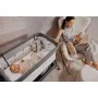 Patut co-sleeper, Lionelo, Leonie Plus, Pliabil, Cu sistem de leganare, Cu setare unghiulara, Reglabil in 6 pozitii pe inaltime, Conform cu standardele europeane de securitate EN1130 si EN16890, Bej - 35