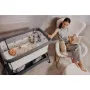 Patut co-sleeper, Lionelo, Leonie Plus, Pliabil, Cu sistem de leganare, Cu setare unghiulara, Reglabil in 6 pozitii pe inaltime, Conform cu standardele europeane de securitate EN1130 si EN16890, Bej - 37