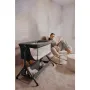 Patut co-sleeper, Lionelo, Leonie Plus, Pliabil, Cu sistem de leganare, Cu setare unghiulara, Reglabil in 6 pozitii pe inaltime, Conform cu standardele europeane de securitate EN1130 si EN16890, Bej - 39
