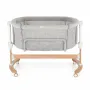 Patut co-sleeper, Petite&Mars, Glory, 2 in 1, Cu leganare, Cu ajustare pe inaltime in 5 pozitii, Cu saltea, Pliabil, Geanta de transport inclusa,0 luni+, Greutate suportata: 9 kg, Bej - 1